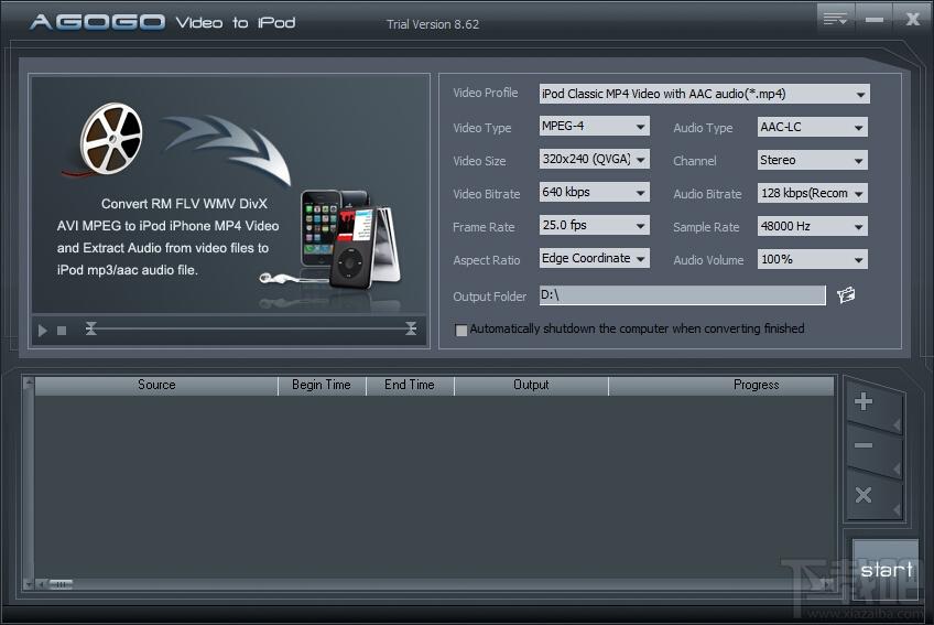 Agogo FLV to iPod Converter,Agogo FLV to iPod Converter下载,Agogo FLV to iPod Conv