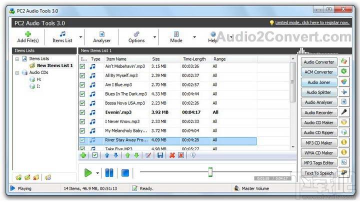 PC2 Audio Tools,PC2 Audio Tools下载,PC2 Audio,处理音频文件工具