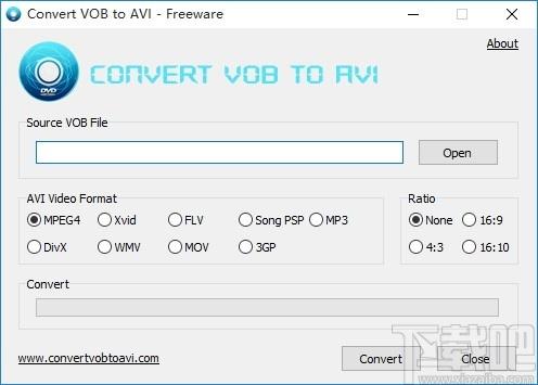 Convert VOB to AVI,视频格式转换,视频转换