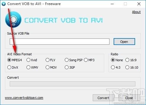 Convert VOB to AVI,视频格式转换,视频转换